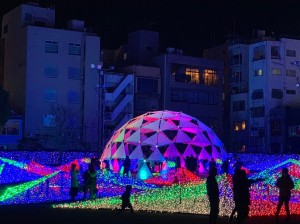 天文館ミリオネーション2019　プラレイン　PlaRain　天文館公園　イルミネーション　鹿児島　和晃プラスチック15
